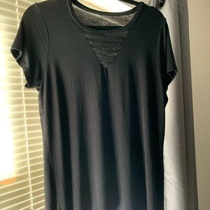 Livi Active Lattice/Mesh Workout T-Shirt